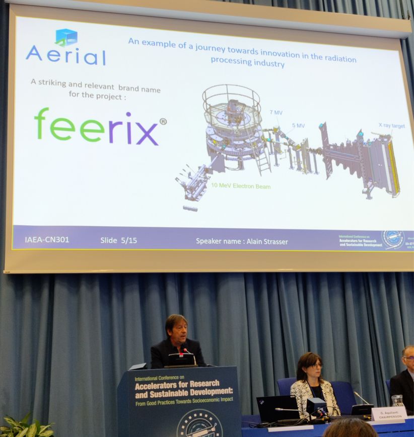 Alain Strasser at AIEA Vienna